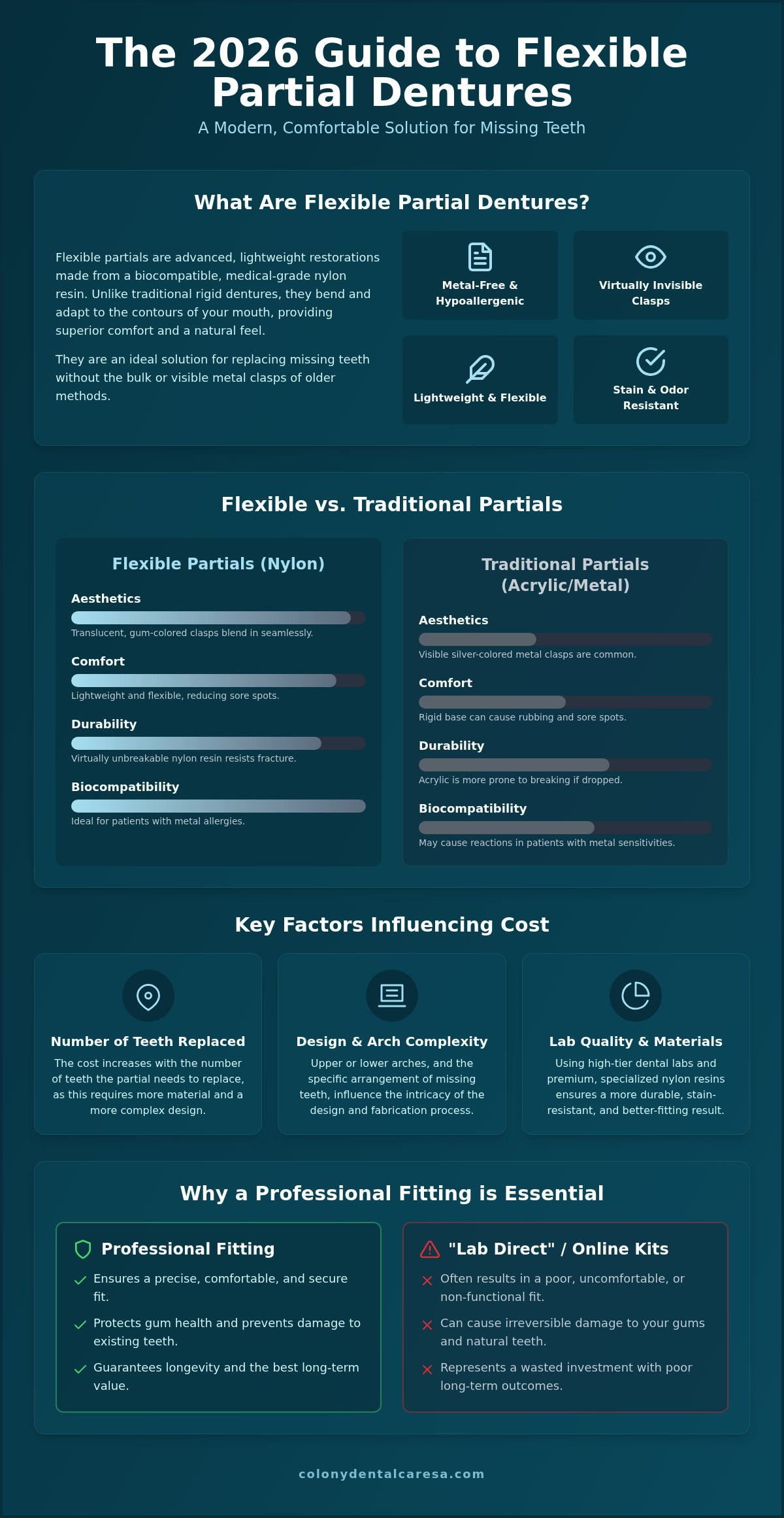 Flexible Partial Dentures Cost: A 2026 Guide to Comfort and Value